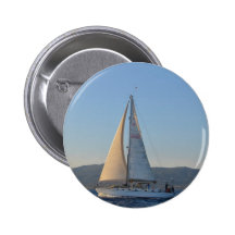 Shady Lady In The Early Morning Pinback Button