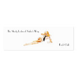 Shady Lady Sailor Bookmark Business Cards
