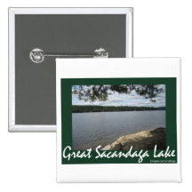 Shady Serenity Pinback Button