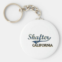 Shafter California City Classic Keychain