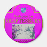 Shaftesbury Pink Magnet