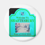 Shaftesbury Torquise Green Fridge Magnets