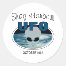 Shag Harbour Nova Scotia Round Sticker