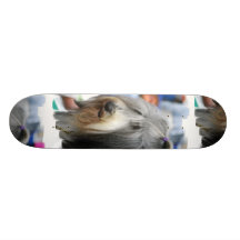 Shaggy Bearded Collie Skateboard