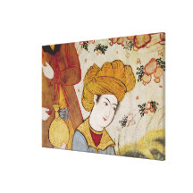Shah Abbas I et une offre de courtisan Toiles Tendues
