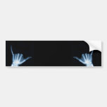 Shaka Sign X-Ray (Hang Loose) Bumper Sticker