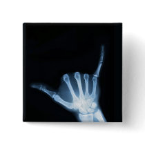 Shaka Sign X-Ray (Hang Loose) Pins