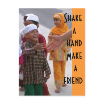 Shake a hand  Make a friend