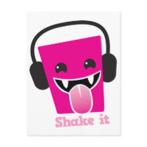 Shake it kawaii DJ Post Card