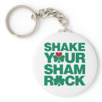 Shake Your Shamrock - Green Keychains
