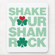 Shake Your Shamrock - Light Mouse Mat