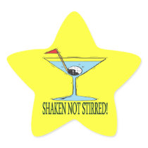 Shaken Not Stirred Sticker