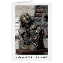 Shakespeare Bust of Verona Cards