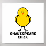 Shakespeare Chick Print