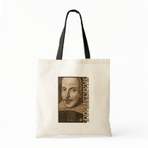 Shakespeare Droeshout Engravings Tote Bag