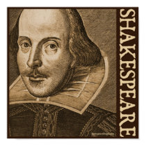 Shakespeare Droeshout Engravings posters