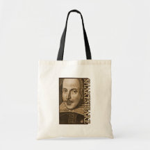 Shakespeare Droeshout Engravings Tote Bag
