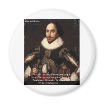 Shakespeare Halloween "Hell Contagion" Quote Gifts Refrigerator Magnets