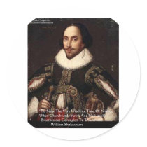 Shakespeare Halloween "Hell Contagion" Quote Gifts Sticker
