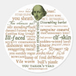 Shakespeare insulte la collection autocollants