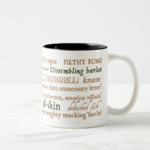 Shakespeare insulte la collection mug
