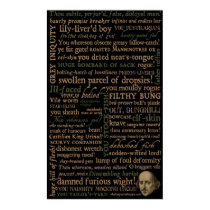 Shakespeare Insults Collection posters