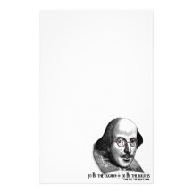 Shakespeare Lennon II Customized Stationery