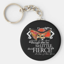 Shakespeare Midsummer Night's Dream Fierce Quote Keychains