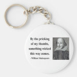 Shakespeare Quote 10b Keychain