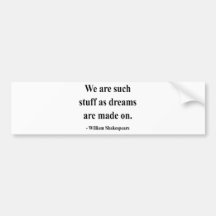 Shakespeare Quote 2a Bumper Sticker