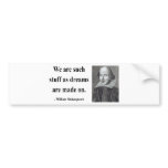 Shakespeare Quote 2b bumper stickers