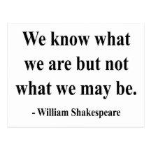 Shakespeare Quote 3a Postcard