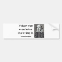 Shakespeare Quote 3b Bumper Stickers
