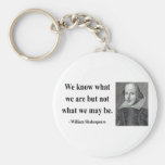 Shakespeare Quote 3b Keychains