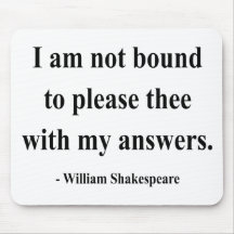 Shakespeare Quote 9a Mouse Pad