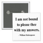 Shakespeare Quote 9a Pinback Button