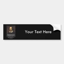 Shakespeare Quote ~ Julius Caesar Bumper Sticker