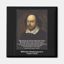 Shakespeare Quote ~ Julius Caesar Fridge Magnets