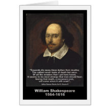 Shakespeare Quote ~ Julius Caesar Greeting Card