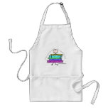 Shakespeare Quote Stick People Design Apron