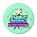 Shakespeare Quote Stick People Design Magnets