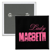 Shakespeare Series - MacBeth Pinback Buttons