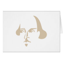 Shakespeare simple cartes de vœux