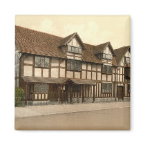 Shakespeare's Birthplace, Stratford-upon-Avon, UK Fridge Magnet