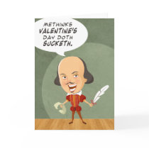 Shakespeare's Not In Love Greeting Card