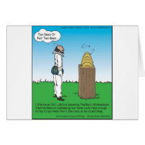 Shakespeare's The BeeKeeper Funny Gifts & Tees Card