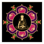 Shakyamuni Buddha in Lotus Throne Mandala Custom Invite