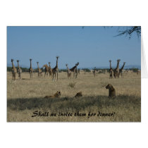 Shall we invite them for dinner cards