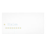 Shalom {Horizontal} Photo Greeting Card
