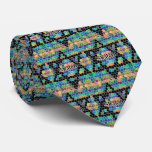 Shalom-Star of David/colourful Ties